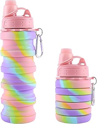 Bouteille d'eau de sport, bouteilles d'eau pliables pour enfants, bouteilles d'eau pliables