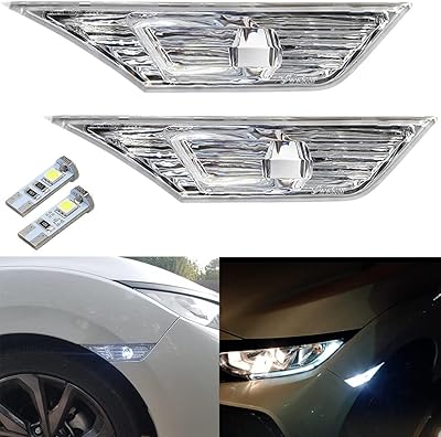 Ensemble de clignotants latéraux pour honda civic sedan coupé hatchback 2016 2017 2018 2019 2020 2021 2022 (feu indicateur latéral à lentille transparente oem) de civic. En tant que boutique en ligne leader en Côte d'Ivoire, DIAYTAR COTE D'IVOIRE se différencie par son engagement à offrir une expérience d'achat en ligne exceptionnelle. La boutique propose une gamme étendue de produits, allant des produits high-tech aux articles de décoration, et bénéficie d'un système de paiement sécurisé pour proteger les transactions de ses clients. Les clients de DIAYTAR COTE D'IVOIRE bénéficient également d'un service client réactif et dédié.