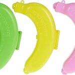 Porte-fruits portable en plastique en forme de banane, 3 pièces