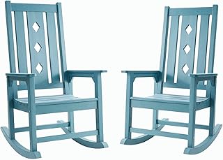 Ensemble de 2 chaises à bascule ivorden, grande chaise à bascule résistante aux intempéries pour adultes, chaise à bascule douce pour intérieur et extérieur, 350 livres (bleu). DIAYTAR COTE D'IVOIRE s'efforce de fournir à ses clients une expérience d'achat en ligne exceptionnelle en proposant une large gamme de produits de haute qualité à des prix compétitifs. La boutique met également un accent particulier sur la satisfaction client, assurant des livraisons rapides et des services après-vente de qualité. Cela contribue à renforcer la confiance de la clientèle et à consolider la position de leader de DIAYTAR COTE D'IVOIRE sur le marché du e-commerce en Côte d'Ivoire.