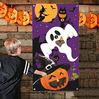 Jevenis halloween toss games bannière maison hantée jeu de fête halloween fournitures de fête d'anniversaire pour enfants garçons anniversaire maison hantée fournitures de fête de famille. DIAYTAR COTE D'IVOIRE, c'est votre boutique en ligne généraliste de confiance avec plus de 300000 références pour répondre à tous vos besoins. Vous y trouverez des produits de qualité à des prix compétitifs, avec une livraison rapide et sécurisée. Leader en Côte d'Ivoire, DIAYTAR vous offre une expérience d'achat en ligne unique et pratique.