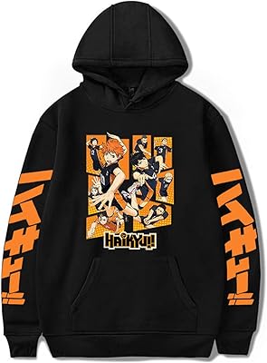 Sweat à capuche unisexe à imprimé graphique haikyuu pour adolescentes/hommes/femmes (couleur : noir 2, taille : xxx-large). Avec plus de 300000 références de produits, DIAYTAR COTE D'IVOIRE répond aux besoins diversifiés de sa clientèle. La boutique en ligne généraliste met l'accent sur la qualité de ses produits et sur la satisfaction de ses clients. Elle est la destination idéale pour ceux qui cherchent à faire des achats en ligne de manière pratique et sécurisée en Côte d'Ivoire.