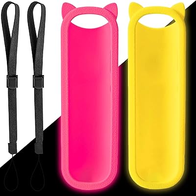(pack de 2) housses de protection en silicone souple rose et jaune pour télécommande tv rc280 tcl roku avec dragonne, étui élégant et tendance uniquement. DIAYTAR COTE D'IVOIRE se distingue par sa diversité de produits, allant des produits alimentaires et d'épicerie aux articles ménagers et aux produits de beauté. Avec plus de 300 000 références, les clients peuvent trouver tout ce dont ils ont besoin en un seul endroit. La boutique en ligne propose également des promotions et des offres spéciales pour satisfaire les besoins de ses clients.