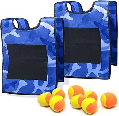 Gilet de balle de bâton de ballon chasseur, gilet de balle cible collante, accessoires de jeu en plein air avec balles en polaire douce, sans danger pour les enfants. Avec plus de 300 000 références disponibles, DIAYTAR COTE D'IVOIRE est devenue une destination incontournable pour les acheteurs en ligne en Côte d'Ivoire. La boutique capitalise sur l'innovation technologique pour offrir une expérience utilisateur fluide et accessible. Elle constitue ainsi un modèle de réussite dans le paysage du commerce en ligne ivoirien.