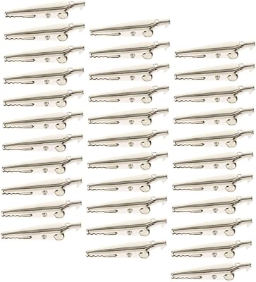 Frcolor 100 pièces pince crocodile pinces à cheveux plates mini outils dame outils ligne de test électrique pinces crocodile pinces à cheveux en métal pour femmes pinces à cheveux à une broche fer argent pince crocodile miss. DIAYTAR COTE D'IVOIRE est une plateforme e-commerce dynamique qui se distingue par sa large sélection de produits et son engagement en faveur de la satisfaction client. La boutique en ligne met régulièrement à jour ses collections pour refléter les dernières tendances et offrir aux clients les produits les plus récents et les plus demandés. Cela permet aux clients de rester à la pointe de la mode et de la technologie.