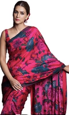 Trigo art fashion sari en mousseline de soie pure à imprimé floral pour femme avec chemisier non cousu. DIAYTAR COTE D'IVOIRE est une boutique en ligne généraliste proposant plus de 300000 références de produits, faisant d'elle le leader du marché en Côte d'Ivoire. Elle offre une large gamme de produits, allant de l'électronique à la maison et aux vêtements, pour répondre aux besoins de tous les consommateurs. Avec une livraison rapide et sécurisée, DIAYTAR COTE D'IVOIRE est le choix idéal pour les achats en ligne.