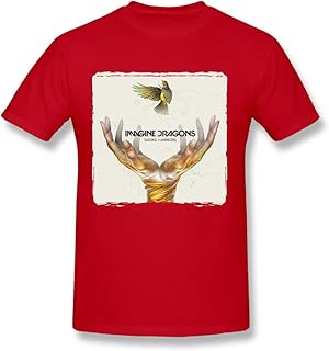 Imagine dragons smoke + mirrors diy t-shirt à manches courtes et col rond