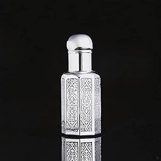 12 bouteilles d'attar vides en verre de luxe avec verre pour huiles essentielles