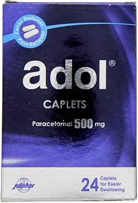 Caplets adole 24 pièces 500 grammes