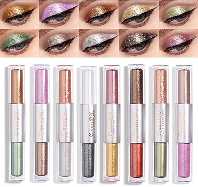 Palette de fards à paupières liquides de couleur métallique gelly imperméables (multicolore). En tant que leader dans le commerce en ligne en Côte d'Ivoire, DIAYTAR COTE D'IVOIRE offre une expérience d'achat unique et pratique.