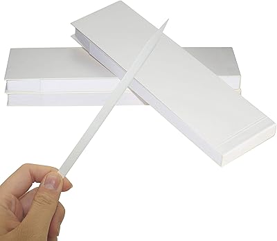 100 pièces bandelettes de test de papier de parfum pour aromathérapie huiles essentielles