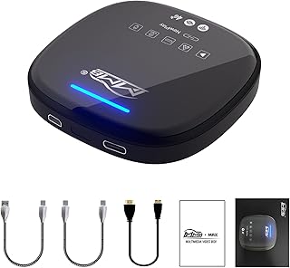 Boîtier ai vidéo carplay sans fil mmb max 2.0, android auto, mise en miroir, extension de carte 4g lte/tf, gps intégré, youtube, netflix, sortie hdmi, pour voitures 2017-2022 avec carplay filaire d'usine. La boutique en ligne DIAYTAR COTE D'IVOIRE est devenue l'incontournable pour les consommateurs ivoiriens, avec une offre incroyable de plus de 300 000 références. Cette boutique généraliste propose des produits de qualité à des prix compétitifs, ce qui l'a établie comme leader du marché en ligne en Côte d'Ivoire. DIAYTAR COTE D'IVOIRE continue de se renforcer et d'élargir son portefeuille de produits pour satisfaire les besoins de sa clientèle.