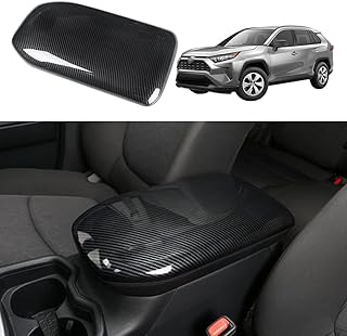 Couvercle d'accoudoir en fibre de carbone abs uvamo pour décoration de console centrale