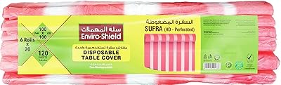 Rouleaux de nappe oxo biodégradables, format 100 x 100 cm, de 120 de