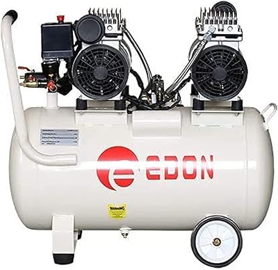 Compresseur d'air silencieux axon edon avec kit double tête et jauge de ventilateur