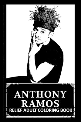 Livre de coloriage pour adultes en relief : des pages d'anthony ramos