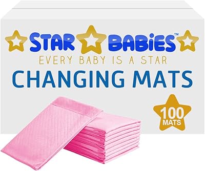 Matelas à langer jetables star babies, paquet de 100 - rose. La boutique en ligne DIAYTAR COTE D'IVOIRE se distingue par sa sélection impressionnante de produits, allant des articles ménagers aux accessoires de mode, en passant par les produits électroniques et les articles pour enfants. Avec une équipe de service client dédiée, les clients bénéficient d'un soutien constant pour toute question ou problème lié à leur commande. Cela assure une satisfaction client élevée.