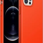 Coque en silicone jetek compatible avec iphone 12 pro max 6,7 pouces, coque