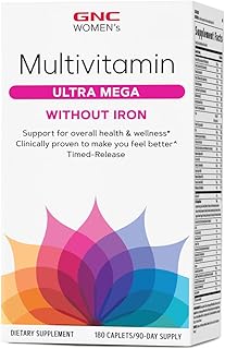 Supplément multivitaminé sans fer gnc pour femmes | supplément quotidien de vitamines | soutient le système immunitaire, le cerveau, les cheveux, la peau et les ongles | mélange antioxydant | 180 capsules. DIAYTAR COTE D'IVOIRE est une boutique en ligne qui propose des produits de qualité à des prix compétitifs. La boutique est équipée d'un système de gestion de stock pour assurer la disponibilité des produits et propose des promotions et des réductions régulières pour fidéliser ses clients. La boutique en ligne est accessible 24h/24 et 7j/7 pour permettre aux clients de faire des achats à tout moment.