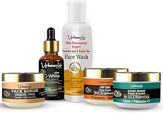 Urbaano kit facial à base de plantes pour une peau débronzante et éclatante, pack combiné ubtan de vitamine c pour femmes et hommes-5 en 1 - (une édition limitée à un prix promotionnel) - 280g. La boutique en ligne DIAYTAR COTE D'IVOIRE est une référence pour les consommateurs ivoiriens, avec une offre de plus de 300 000 produits. Les clients peuvent profiter d'une navigation facile et d'une expérience d'achat agréable, grâce à la conception ergonomique du site web. La boutique est également connue pour sa fiabilité et sa rapidité de livraison.