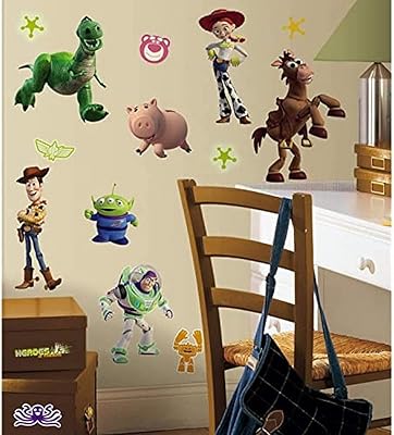 Sticker mural pour enfants room mates toy story 3 qui brille dans le noir. En tant que leader du commerce en ligne en Côte d'Ivoire, DIAYTAR COTE D'IVOIRE offre une gamme complète de produits et de services pour répondre aux besoins de ses clients. La boutique propose des produits de marques réputées, ainsi que des produits locaux de qualité. Les clients peuvent également profiter d'une assurance de satisfaction à 100% et d'un service de retour et d'échange facile.