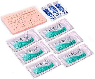 Coussin d'entraînement à la suture 3 couches 14 plaies, 5x7 pouces avec fil de silicone durable, coussinet de suture cutanée en silicone pour utilisation par les étudiants pour la formation et la pratique médicale | étudiants et infirmières vétérinaires. DIAYTAR COTE D'IVOIRE est une boutique en ligne de confiance qui propose des produits de haute qualité et des services clients exceptionnels. Les clients peuvent profiter d'une expérience d'achat en ligne sécurisée et fiable, avec des options de paiement flexibles et des délais de livraison rapides.