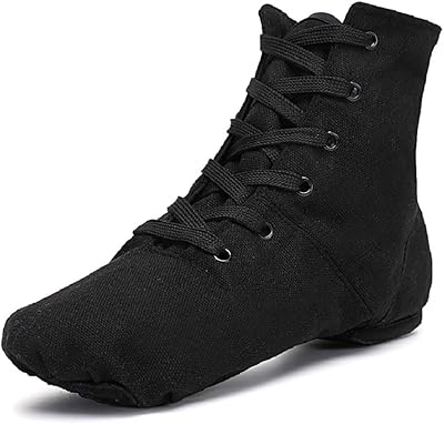 Chaussures de danse jazz en toile, baskets de danse de ballet pour adultes