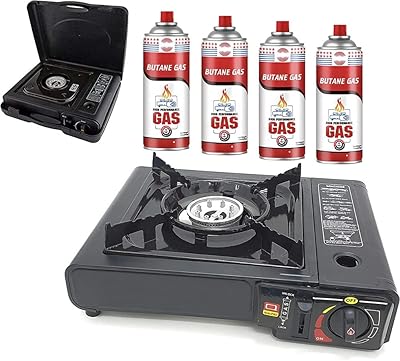 Réchaud à gaz portable somerfield pour pique-nique en plein air, camping et maison