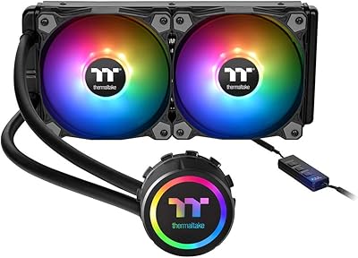 Refroidisseur de processeur liquide thermaltake water 3.0 argb 240 mm, édition de synchronisation