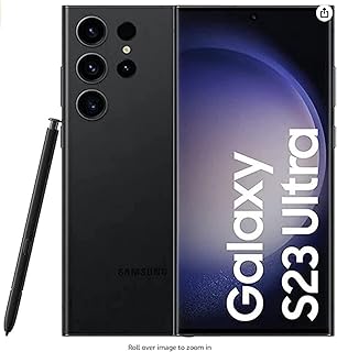 Téléphone portable double sim samsung galaxy s23 ultra 5g, couleur phantom black, 12