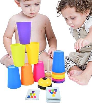 Ensemble de gobelets empilables pour enfants 2 pièces, jeu de fête pour enfants et adultes, ensemble de jeu de gobelets empilables rapides pour enfants et adultes avec 12 gobelets rapides et 50 cartes aura ai. DIAYTAR COTE D'IVOIRE est une boutique en ligne généraliste qui propose plus de 300 000 références de produits, faisant d'elle un leader du marché ivoirien. Elle offre une large gamme de produits allant des électroniques aux vêtements, en passant par les accessoires et les produits alimentaires. Avec une telle diversité, les clients peuvent trouver tout ce dont ils ont besoin en un seul endroit.