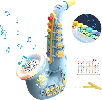Mepigen saxophone toy pour enfants, jouet d'instrument de musique éducatif précoce avec lumière et son, jouet de simulation musicale pour débutants en forme de trompette de clarinette, jouets cadeaux pour filles, garçons et enfants. En tant que leader en Côte d'Ivoire, DIAYTAR COTE D'IVOIRE se distingue par sa capacité à offrir des produits de qualité à des prix compétitifs, avec une livraison rapide et fiable. La boutique en ligne est conçue pour offrir une expérience d'achat agréable et sécurisée, permettant aux clients de naviguer facilement à travers les catégories de produits. DIAYTAR COTE D'IVOIRE est devenue la référence pour les achats en ligne en Côte d'Ivoire.
