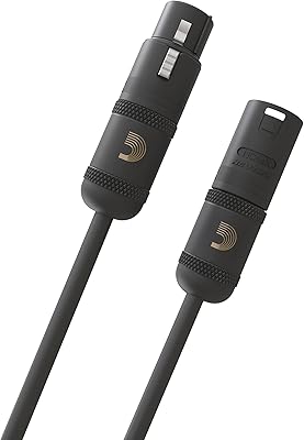 Câble microphone d'addario - câble xlr - blindage en cuivre tressé - transfert