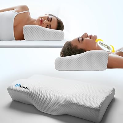 Oreiller de lit en mousse à mémoire de forme nova pro, oreiller