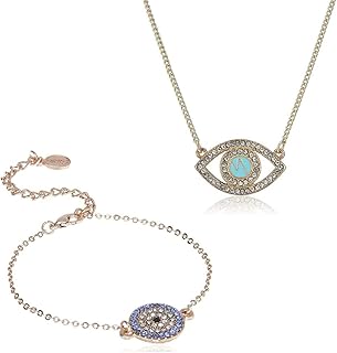 Estelle events ensemble collier, bracelet et pendentif evil eye pour filles et femmes, or rose, taille unique (jscs-06zb-c3446). Avec plus de 300 000 références, DIAYTAR COTE D'IVOIRE est la boutique en ligne la plus complète de Cote d'Ivoire, offrant une expérience d'achat unique et personnalisée. Les clients peuvent naviguer facilement à travers les différentes catégories de produits et profiter de promotions et de réductions exclusives. La boutique en ligne est déterminée à offrir le meilleur service possible à ses clients.