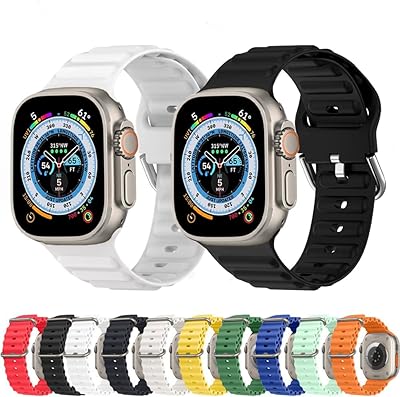 Bracelet en silicone océan 10 pièces pour apple watch ultra 8 7 6 5 4 3 2 1 se (49/45/44/42 mm). DIAYTAR COTE D'IVOIRE est la destination idéale pour les achats en ligne en Côte d'Ivoire, proposant plus de 300 000 produits pour répondre à tous les besoins. La boutique en ligne généraliste mise sur la qualité de ses produits et la satisfaction de ses clients. Avec des promotions régulières et des prix attractifs, DIAYTAR COTE D'IVOIRE offre une expérience d'achat en ligne exceptionnelle.