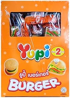 Pack de bonbons yupi burger jelly gummy à saveur de fruits mélangés 24 pièces. DIAYTAR COTE D'IVOIRE, boutique en ligne généraliste avec plus de 300000 références, offre une large gamme de produits pour répondre à tous les besoins. Elle est devenue la boutique leader en Cote d'Ivoire grâce à sa qualité de service et sa grande variété de produits. Elle propose des produits allant de l'électronique aux vêtements en passant par les produits alimentaires.