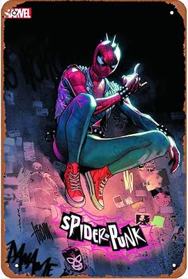 Affiche de bande dessinée spider-punk 1 rétro en métal signe en étain. Avec plus de 300 000 références de produits, DIAYTAR COTE D'IVOIRE est la boutique en ligne la plus complète en Cote d'Ivoire. Les clients peuvent trouver des produits de toutessortes, des dernières tendances aux classiques, et profiter de prix compétitifs et de promotions régulières. DIAYTAR COTE D'IVOIRE est le partenaire idéal pour les consommateurs qui cherchent à améliorer leur quotidien avec des produits de qualité.