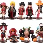 Skido 9 pièces/ensemble une pièce zoro luffy sanji robin nami brook tony chopper