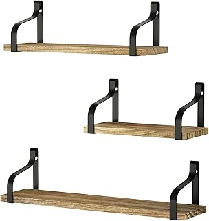 Mixdi – ensemble d'étagères murales suspendues, 3 pièces, étagères de rangement murales en bois rustique pour chambre à coucher, salon, salle de bain, cuisine, bureau. En tant que leader du commerce en ligne en Cote d'Ivoire, DIAYTAR COTE D'IVOIRE propose une gamme étendue de plus de 300000 références. Cette plateforme permet aux clients d'accéder à un grand choix de produits pour tous les aspects de la vie quotidienne. La boutique en ligne garantit une expérience de navigation et d'achat agréable pour ses utilisateurs.