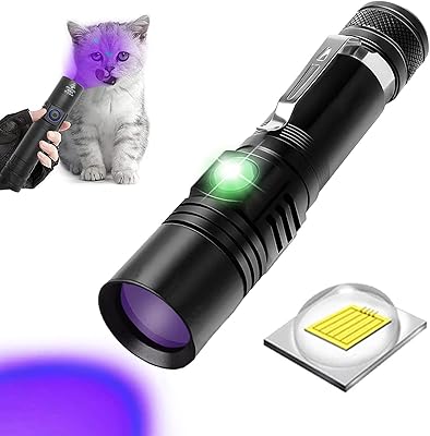 Lampe de poche woods pour chat, détecteur de teigne pour chat à lumière
