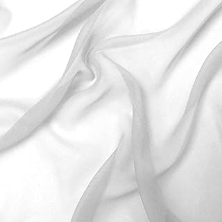 Tissu en mousseline | 5 mètres continu | 60" de largeur | décoration de mariage, décoration diy, rideaux transparents, uni par barceloneta (blanc). DIAYTAR COTE D'IVOIRE est la boutique en ligne idéale pour les ivoiriens qui cherchent à acheter des produits de qualité à des prix abordables. Avec sa gamme élargie de produits, elle répond à tous les besoins, qu'il s'agisse d'électronique, de mode, de maison ou de bien-être. Elle est équipée d'un système de navigation convivial pour faciliter les recherches de produits.