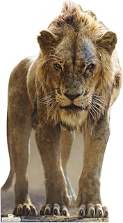 Maquette avancée en carton - le roi lion de disney (film 2019), carton