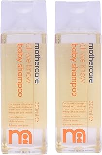 Shampoing pour bébé mothercare all we know (300 ml), 2 pièces