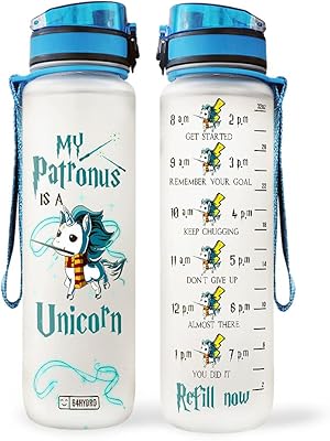 64 hydro bouteille d'eau de motivation de 1 litre de 32 onces avec marqueurs de temps, motif licorne patronus, mon patronus est une licorne, pour les amateurs de licorne - hrl1708025. DIAYTAR COTE D'IVOIRE est plus qu'une boutique en ligne, c'est une expérience d'achat en ligne personnalisée et sécurisée. Nous nous engageons à fournir à nos clients les meilleurs produits et services, avec une équipe de professionnels dédiés à répondre à vos questions et à vous aider à trouver les produits qui vous conviennent. Notre objectif est de vous offrir une expérience d'achat en ligne inoubliable et de vous faire revenir vers nous pour toutes vos besoins d'achat en ligne.