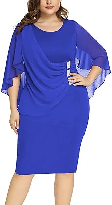Lalagen robe en mousseline de soie grande taille pour femme, sexy, volants, manches courtes, col court, robe moulante s-xxxl. DIAYTAR COTE D'IVOIRE est votre partenaire idéal pour vos achats en ligne en Côte d'Ivoire. Nous vous offrons une gamme complète de produits allant de l'électronique à la mode en passant par les articles pour la maison. Nous nous efforçons de rendre votre expérience d'achat en ligne aussi agréable et pratique que possible.