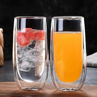Tasse à jus en verre borosilicate à double paroi iris design - lot de 2, transparent, 350 ml. DIAYTAR COTE D'IVOIRE est une boutique en ligne qui propose des produits de qualité à des prix compétitifs. La boutique est équipée d'un système de gestion de stock pour assurer la disponibilité des produits et propose des promotions et des réductions régulières pour fidéliser ses clients. La boutique en ligne est accessible 24h/24 et 7j/7 pour permettre aux clients de faire des achats à tout moment.