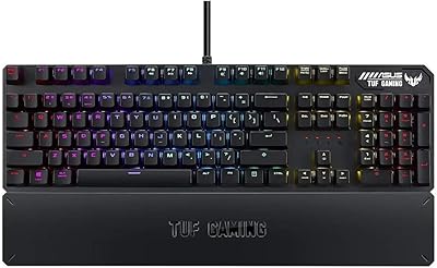 Clavier mécanique asus ra05 tuv gaming k3 en anglais et arabe
