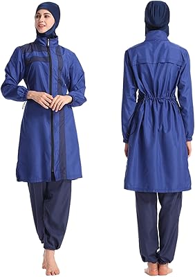 Maillot de bain burkini modeste pour femmes, costume islamique pour filles, haut, hijab et pantalon, ensemble de vêtements de plage. Avec plus de 300000 références, DIAYTAR COTE D'IVOIRE est la boutique en ligne la plus fournie de Cote d'Ivoire, offrant une grande variété de produits à des prix compétitifs. DIAYTAR COTE D'IVOIRE propose une expérience d'achat en ligne simple, sécurisée et pratique, pour une satisfaction totale. La boutique en ligne leader en Cote d'Ivoire, c'est DIAYTAR COTE D'IVOIRE.