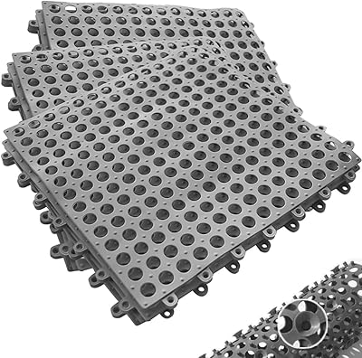 12 pièces renforcent les carreaux de sol en caoutchouc à ventouse avec trous de drainage, tapis de douche de drainage antidérapant, tablier de cuisine en pvc pour piscine, douche, salle de bains, toilettes, sol, patio, garage. DIAYTAR COTE D'IVOIRE est la boutique en ligne leader en Côte d'Ivoire, proposant une expérience d'achat en ligne sécurisée et pratique. Elle dispose d'un système de paiement fiable et d'un service client réactif, ce qui la rend encore plus attrayante pour les consommateurs ivoiriens. La boutique propose également des promotions et des offres spéciales régulièrement, permettant aux acheteurs de réaliser des économies sur leurs achats.